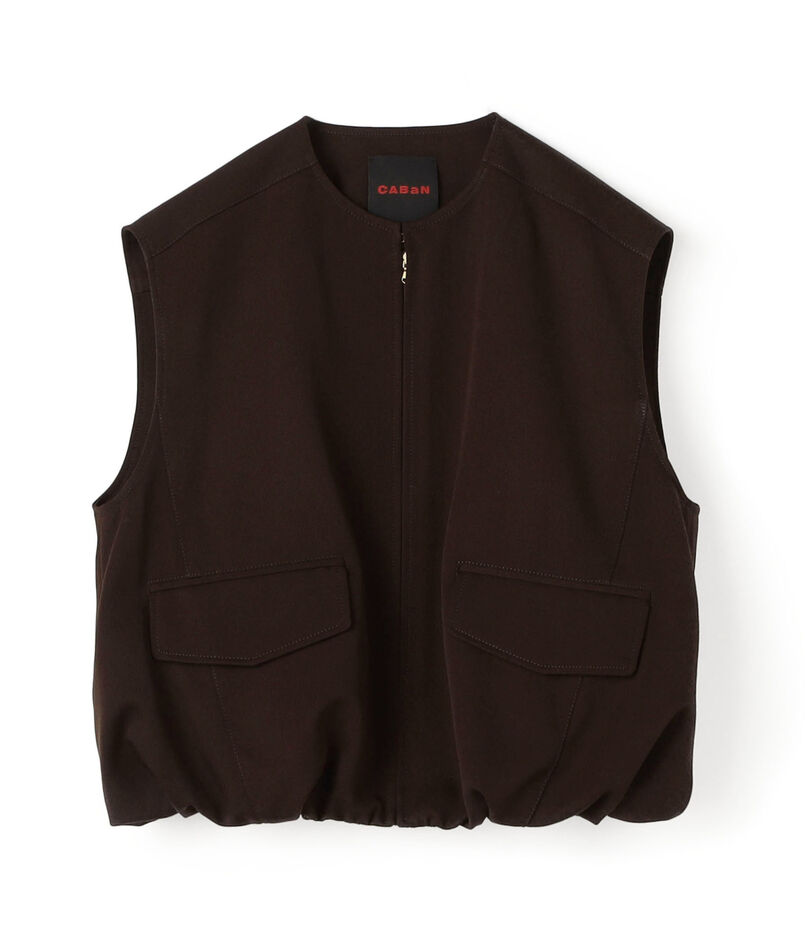 ウールギャバジン バルーンジレ ウールギャバジン バルーンジレ