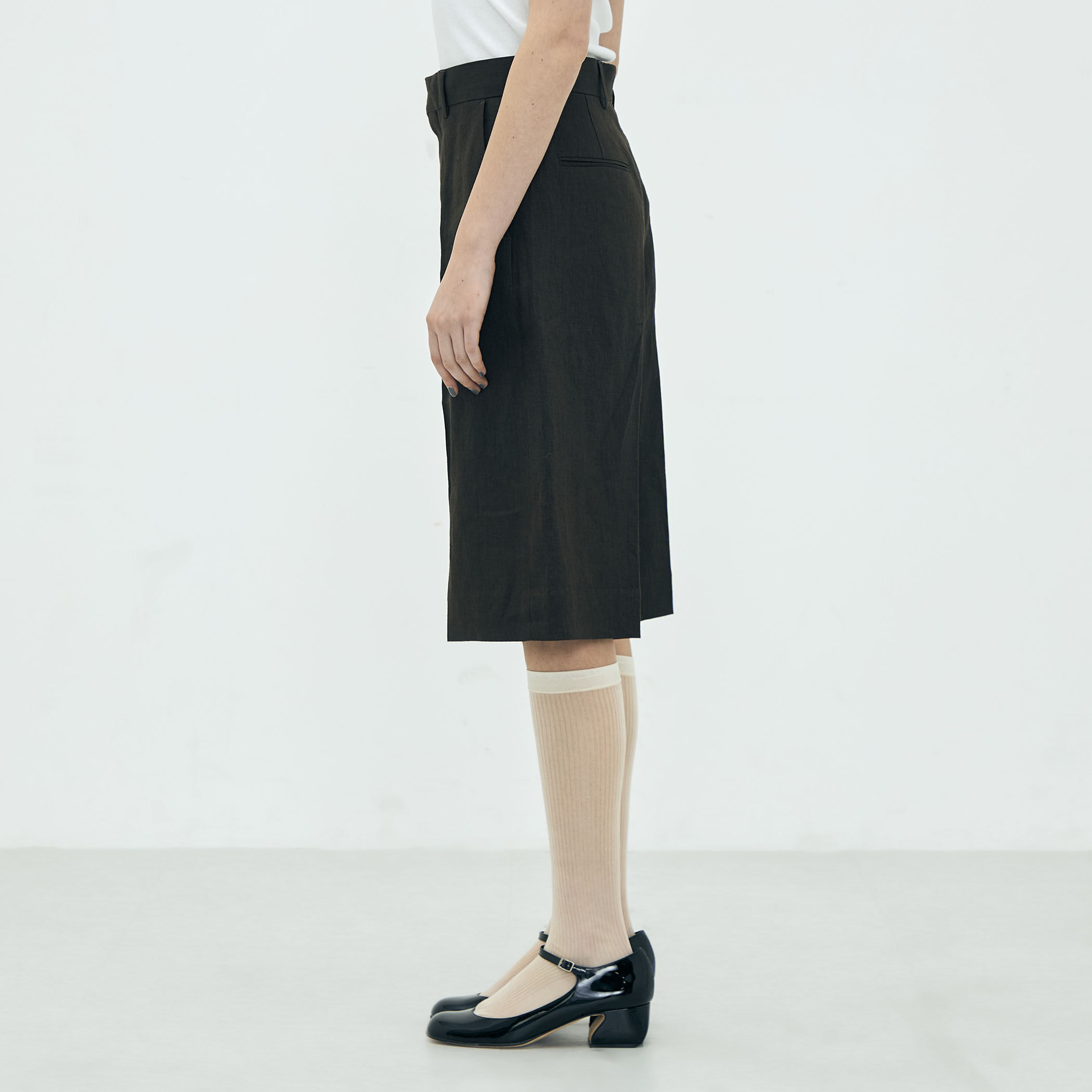 edition pourell リネン タックショートパンツ｜トゥモローランド 公式通販