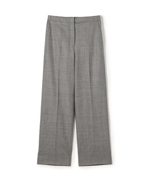 フランネルウールストレッチ セミワイドパンツ