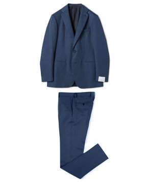 CARUSO ポリエステルウール シングルブレステッド2Bスーツ