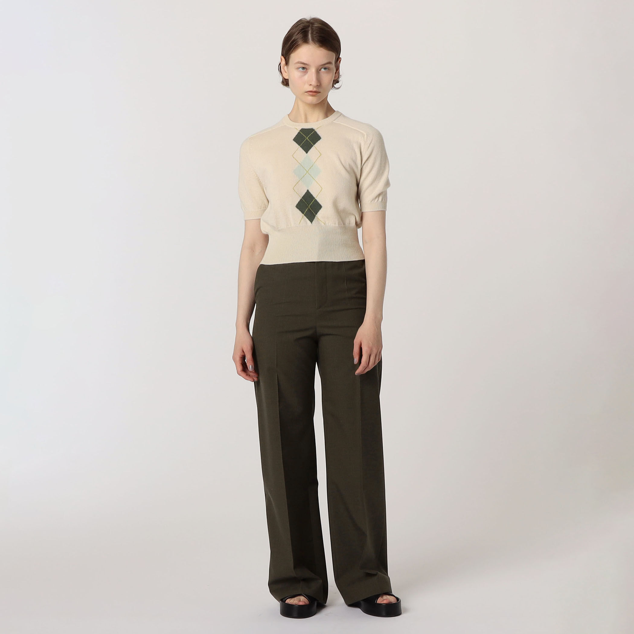 ロエベ　スラックス LOEWE ロエベ コットンパンツ/トラウザーズ/LOW CROTCH TROUSERS