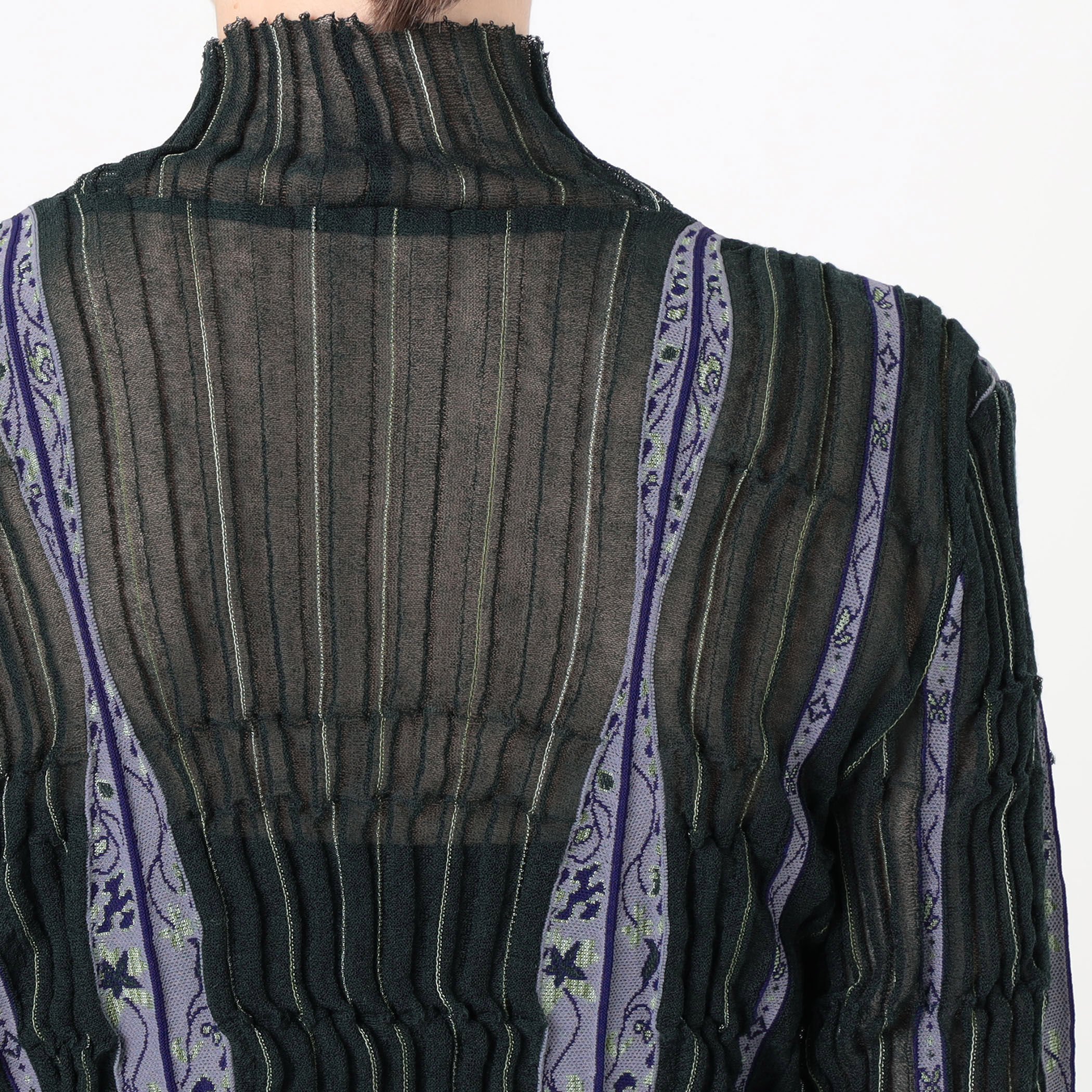 mame kurogouchi サッシュジャガード フリンジニットトップス Mame Kurogouchi Fluid Jacquard Knit Top ジャカードニット