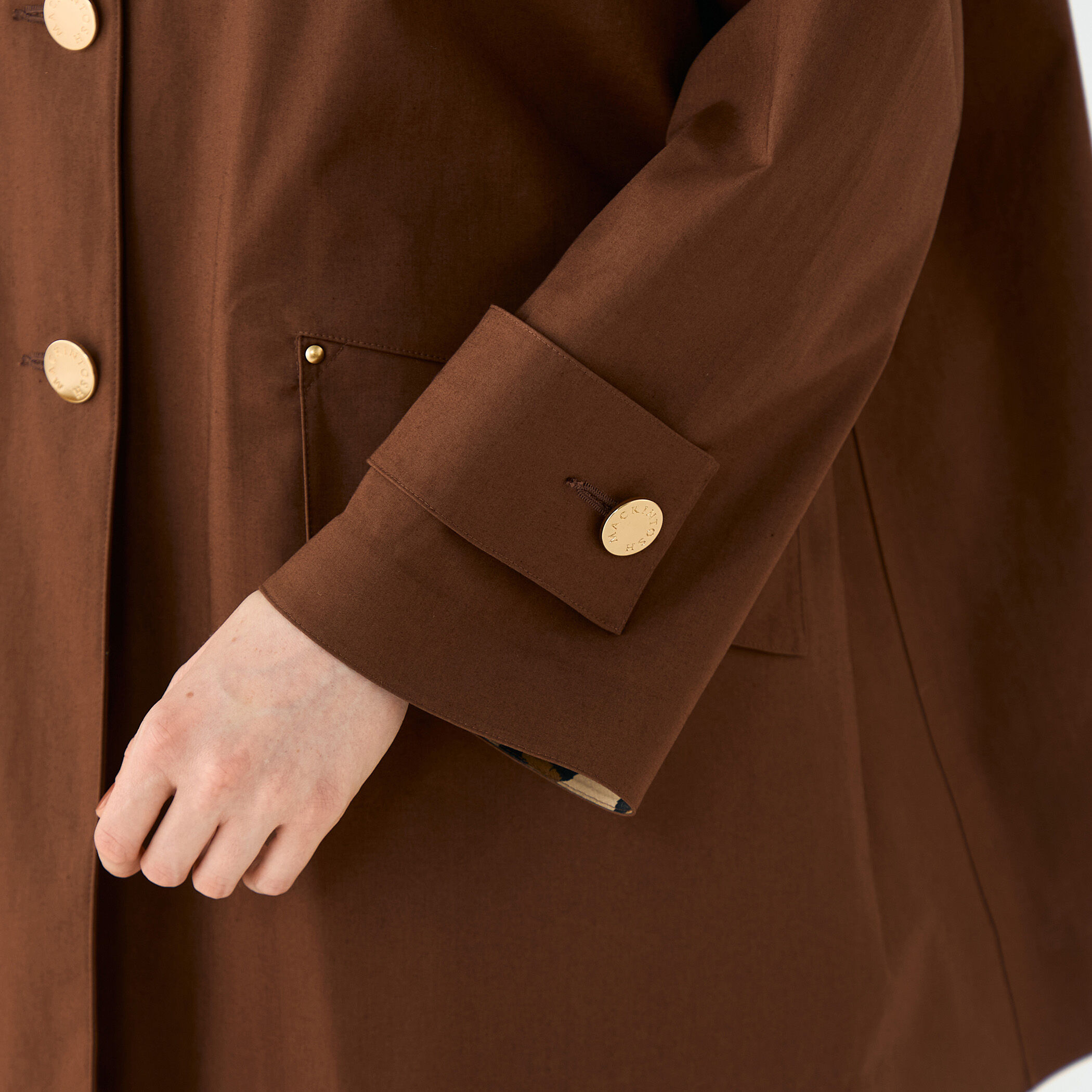 MACKINTOSH マッキントッシュ コート ブラウン 別注】MACKINTOSH HUMBIE MIDI RAINTACK コート