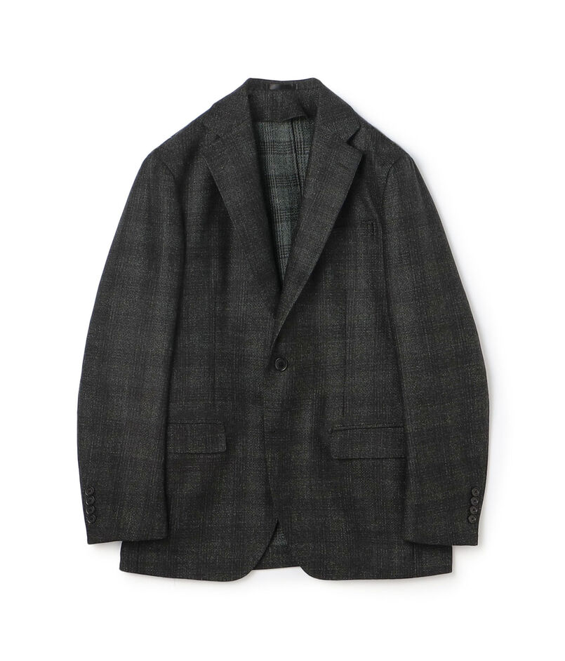 ウールシルクカシミヤ シングルブレステッド2Bジャケット LORO PIANA SILK AIR