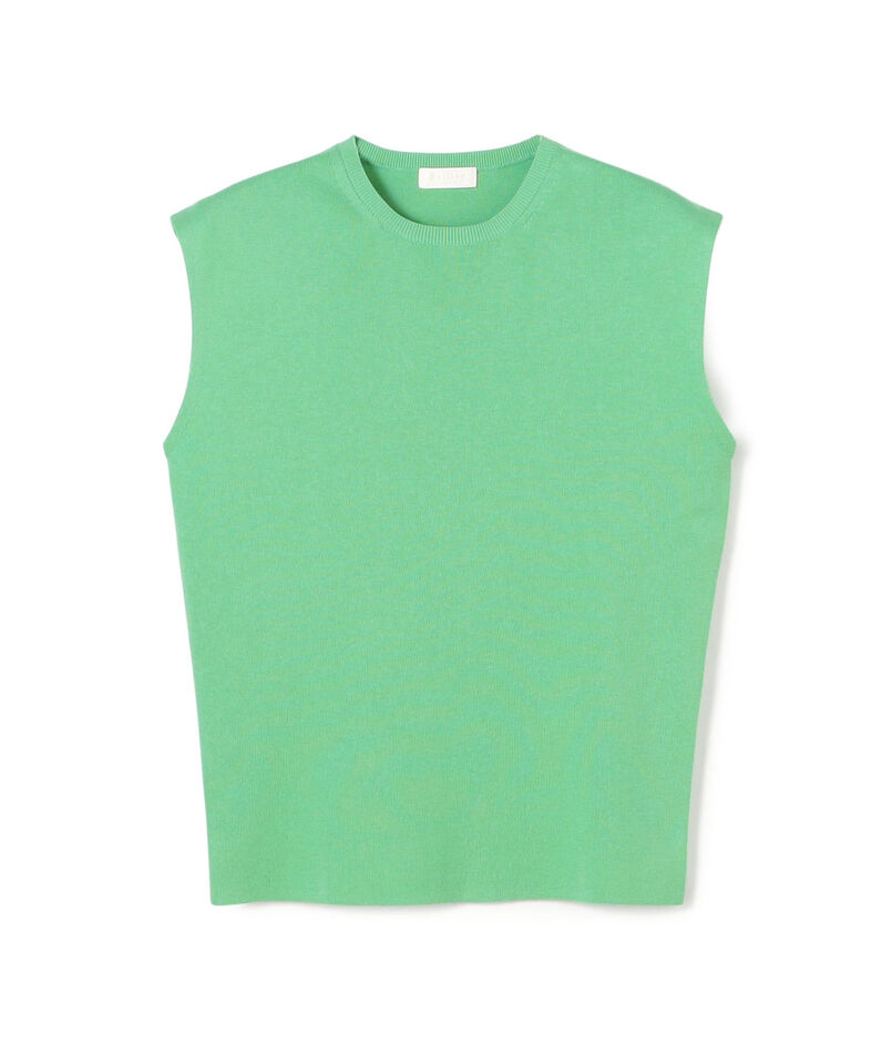 ハイゲージコットン ノースリーブプルオーバー