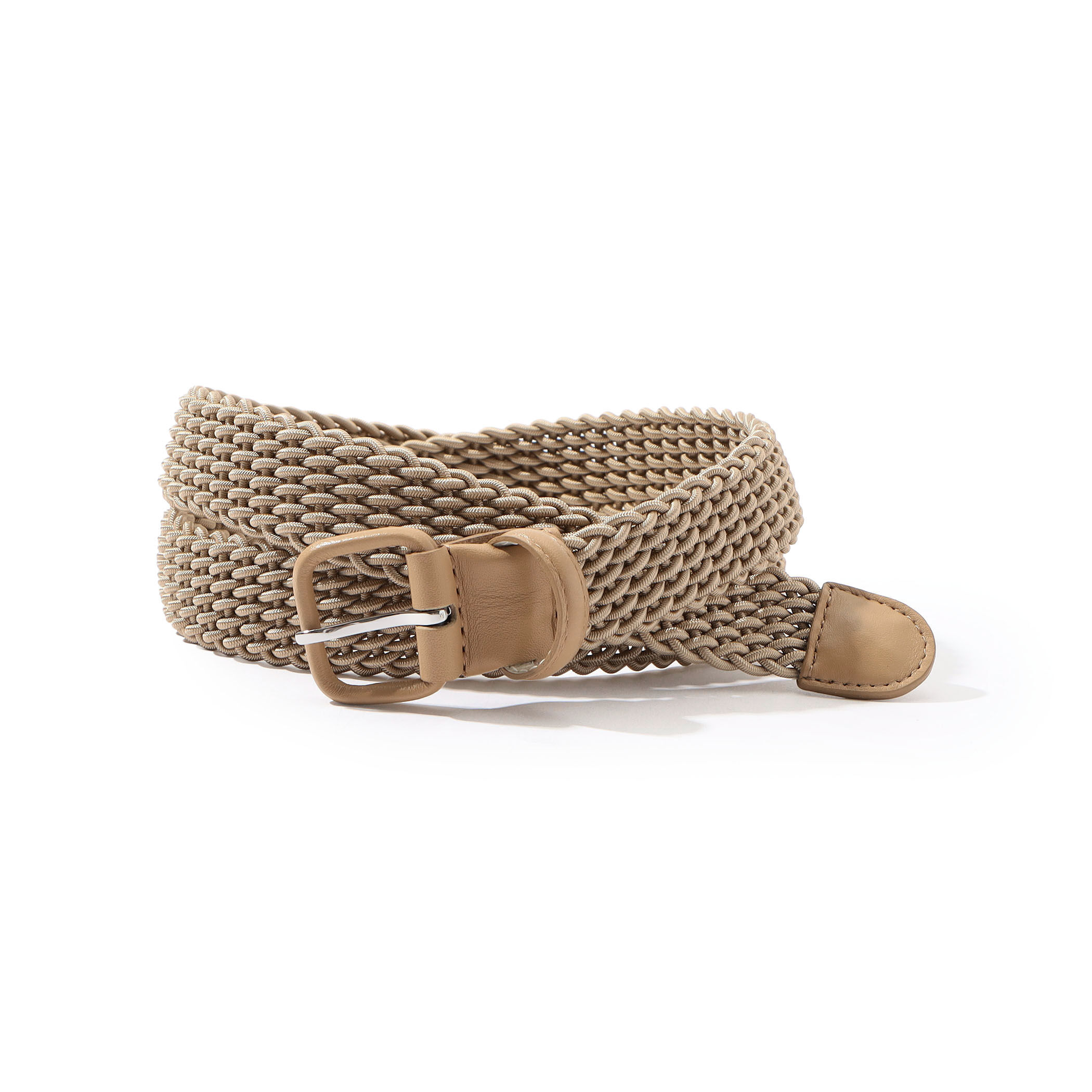 Maison Boinet レザーカバーバックル メッシュベルト