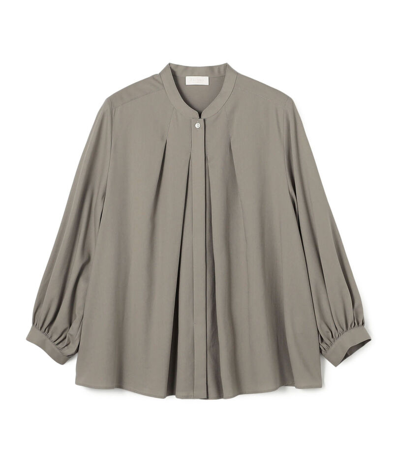 ジュエルコットン プチスタンドブラウス