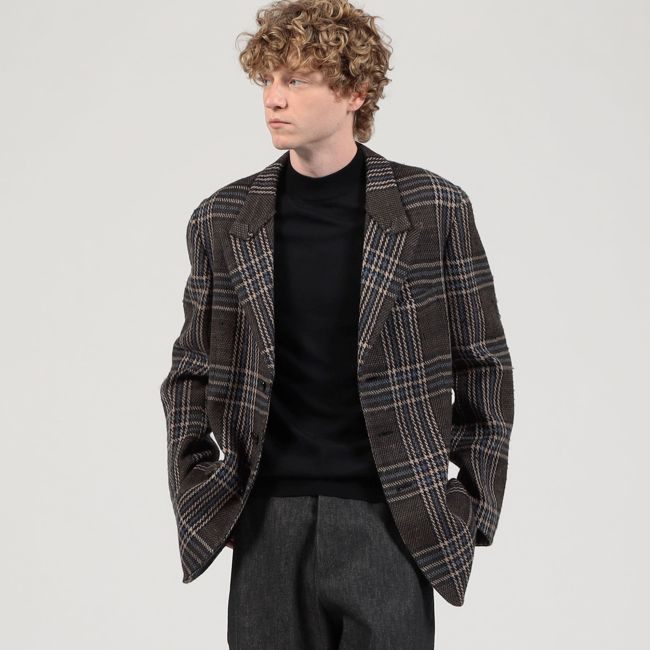 Yohji Yamamoto チェックジャケット｜トゥモローランド 公式通販