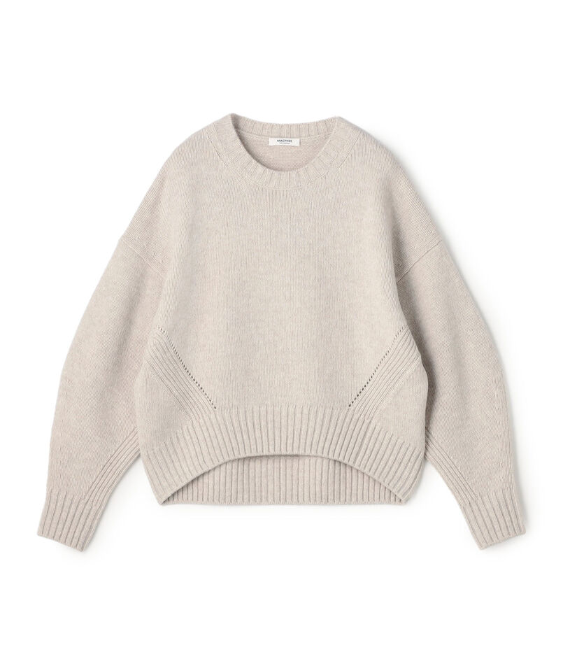 【WEB先行予約】ラムカシミヤ クルーネックプルオーバー