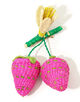 MERCEDES SALAZAR Strawberries ブローチ