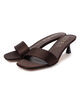 alagio SATIN MULE SARA ヒールサンダル