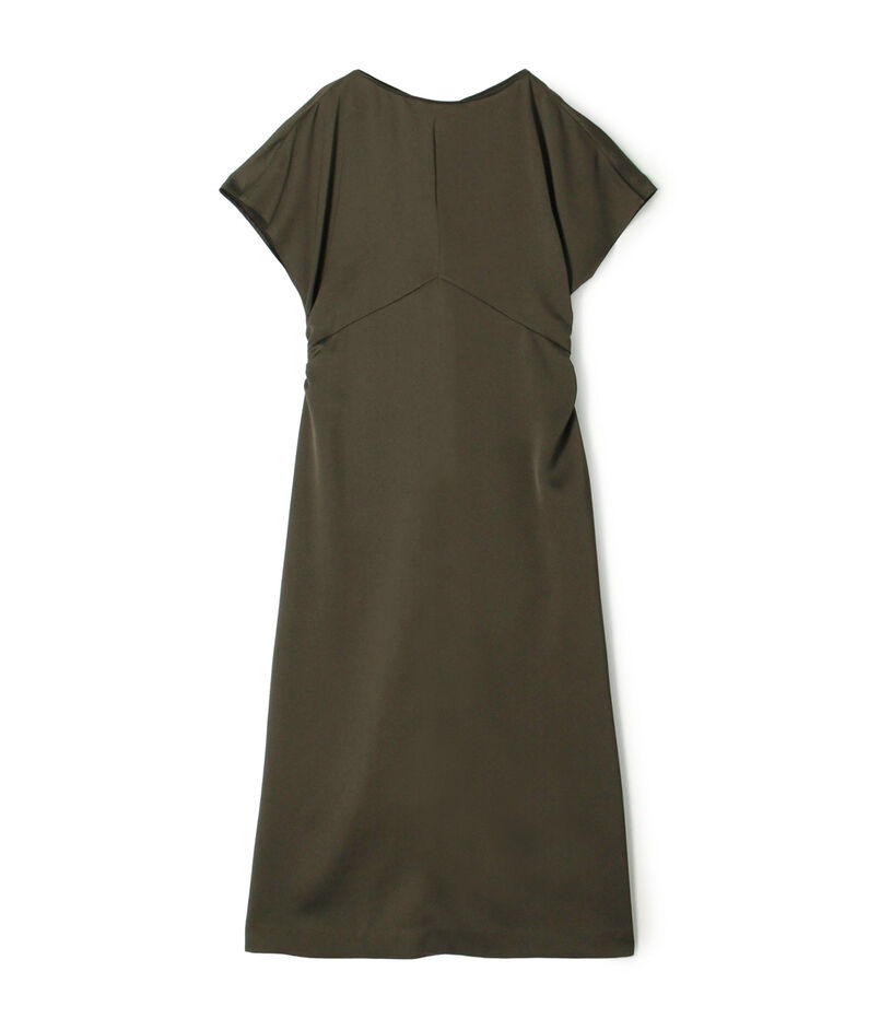 グレースサテン ギャザーワンピース