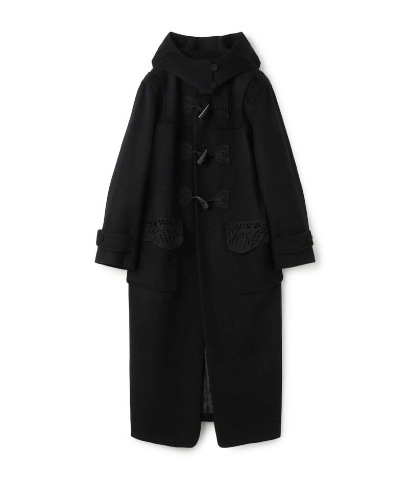 Mame Kurogouchi Cording Embroidery Duffle Coat エンブロイダリー ダッフルコート