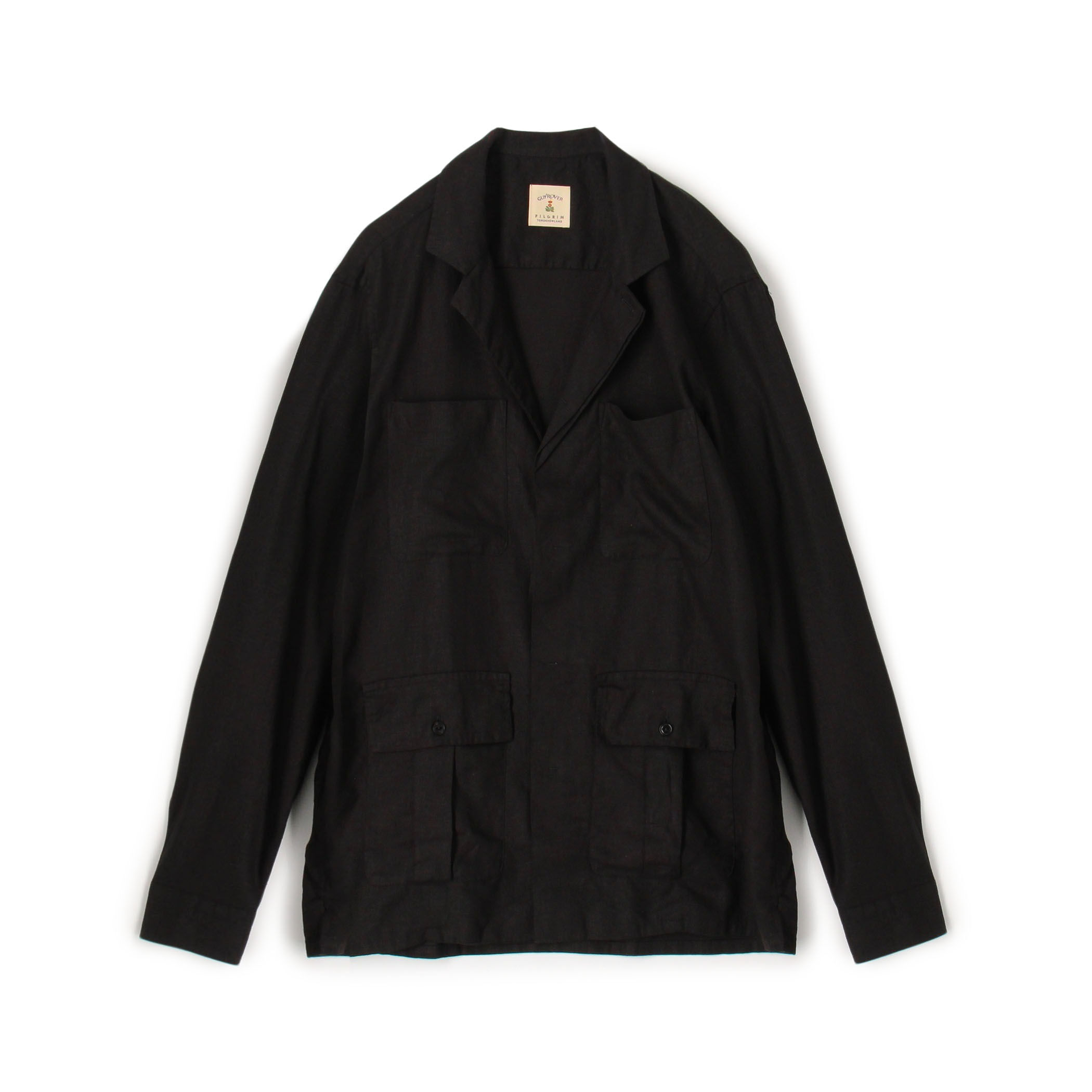 別注】GUY ROVER リネンレーヨン サファリシャツ｜トゥモローランド