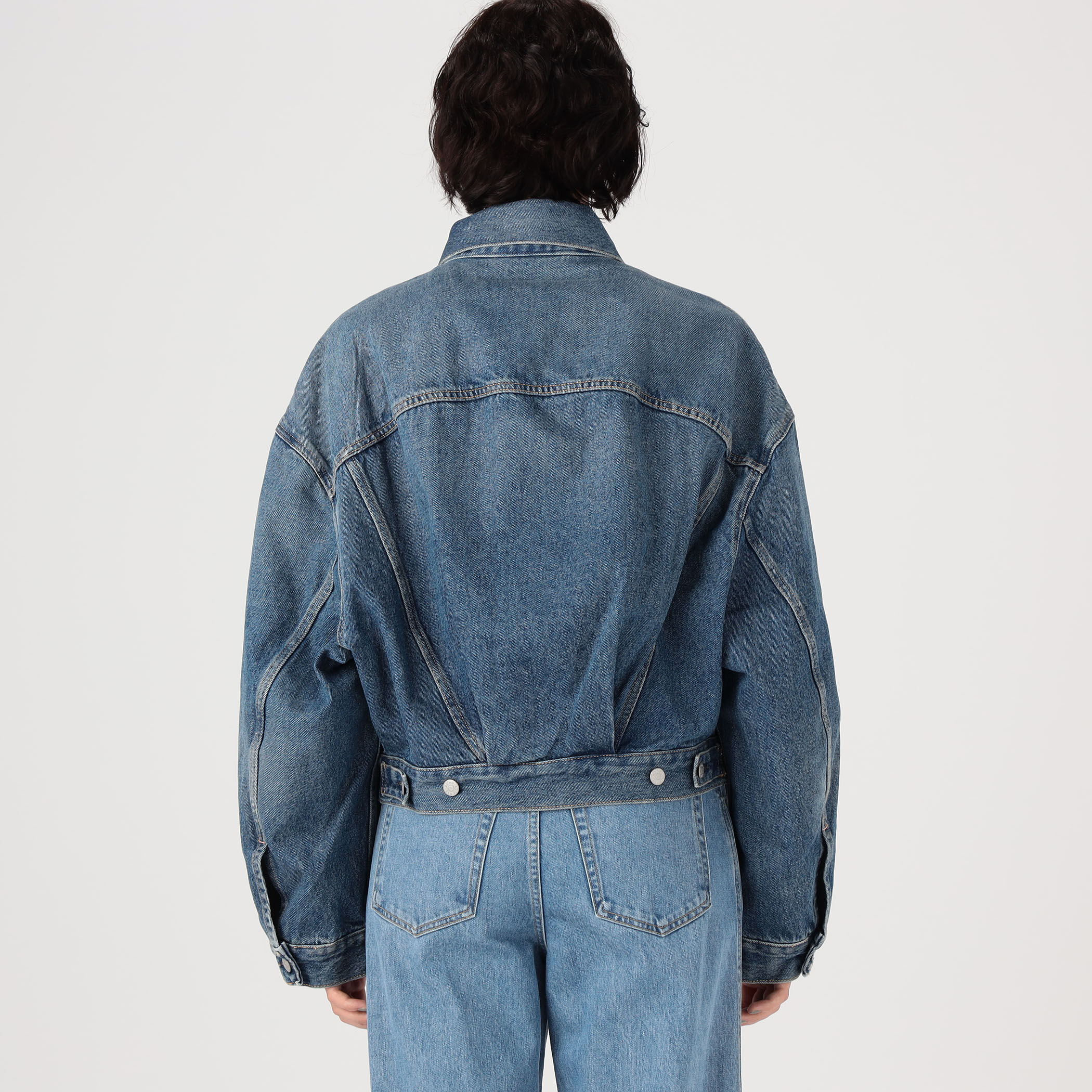 Acne Studios Gジャン　34 Acne Studios フリンジデザイン Gジャン - メルカリ
