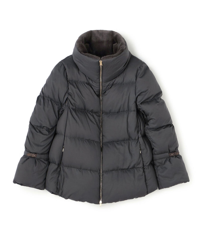 【別注】HERNO MAIN ワイドカラー ダウンコート