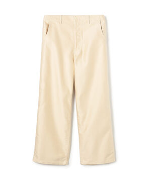 シーアイランドコットンモールスキン ストレートパンツ