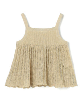 レーシーラメ フレアキャミソール