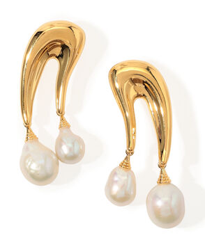 Lizzie Fortunato SCULPTURA パール ピアス