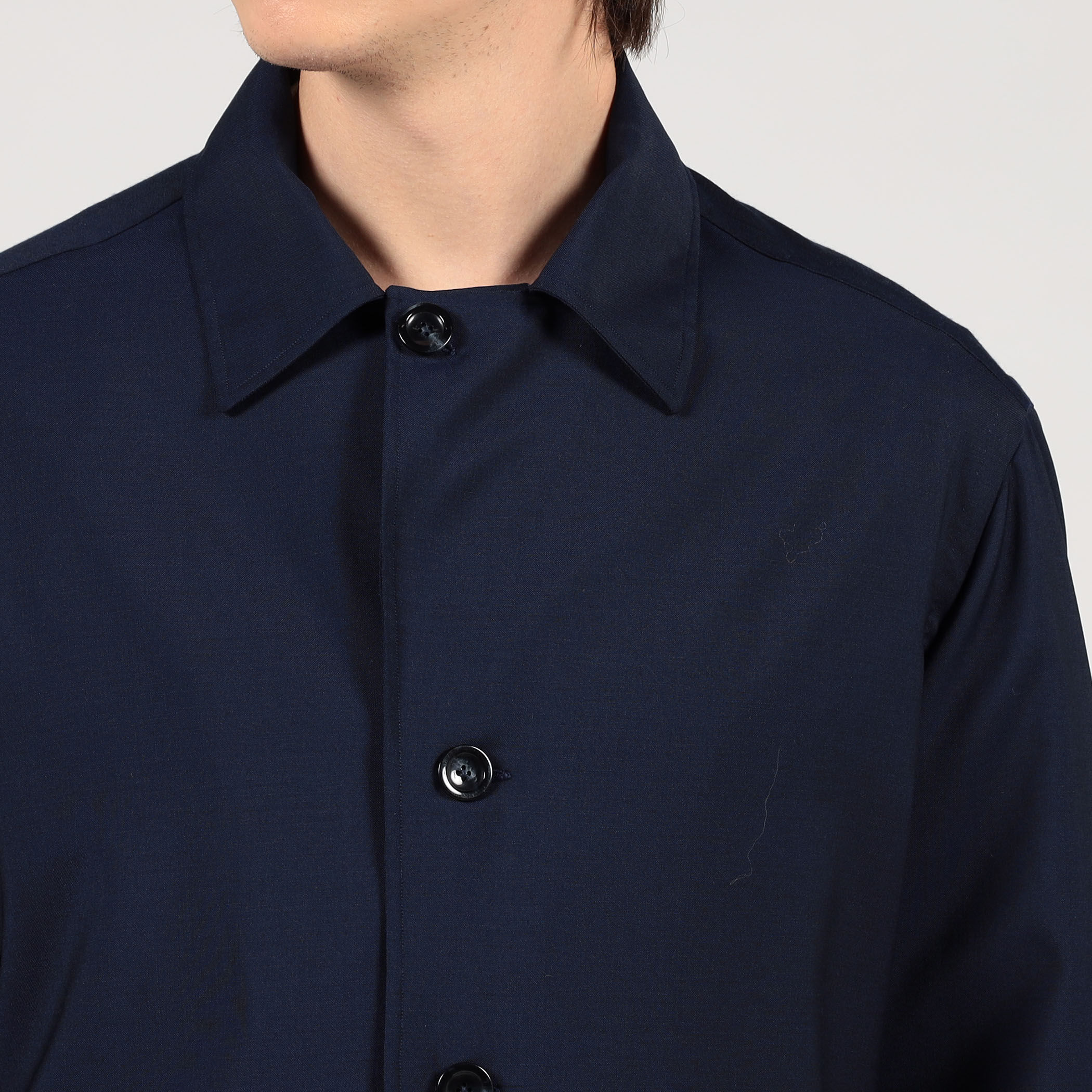 □TOMORROWLAND PILGRIM ウールトロピカル ハンドカバーシャツ