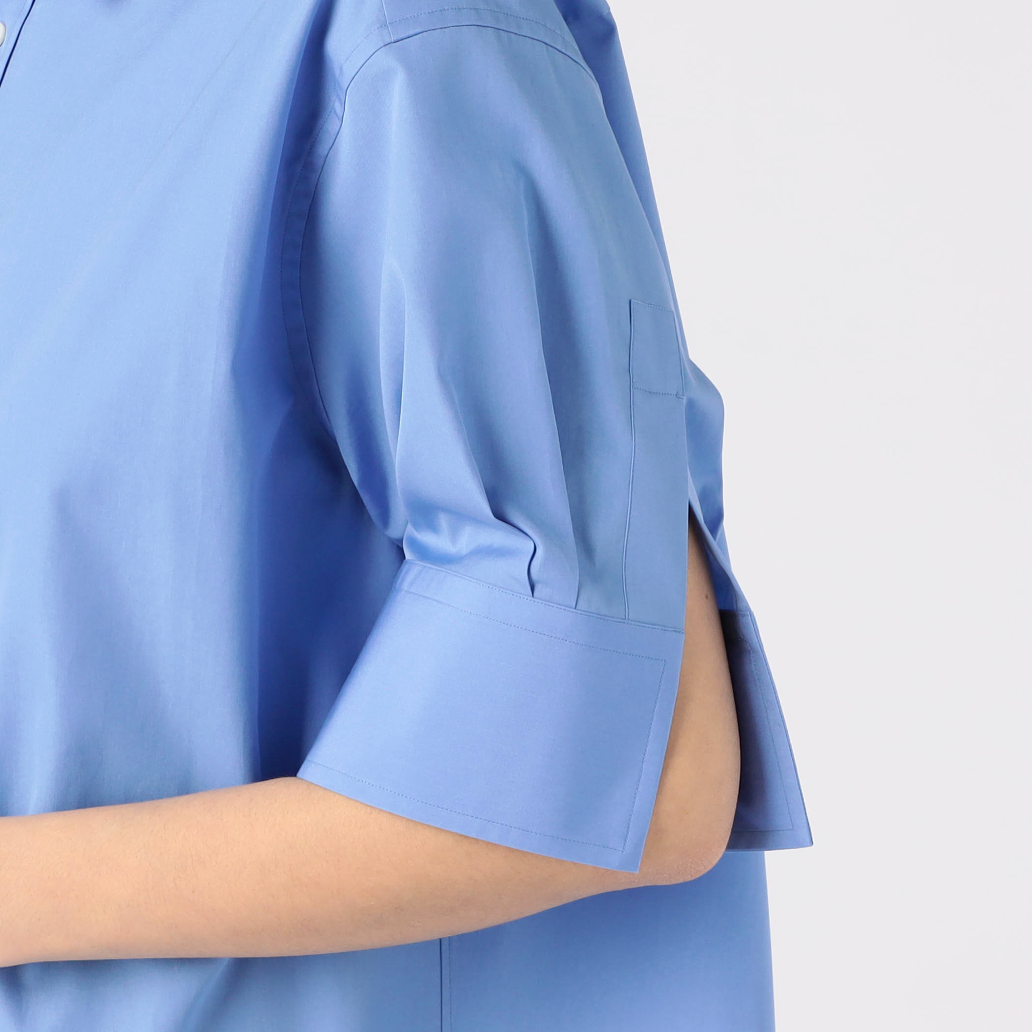 シルケットコットン ハーフスリーブシャツ｜トゥモローランド