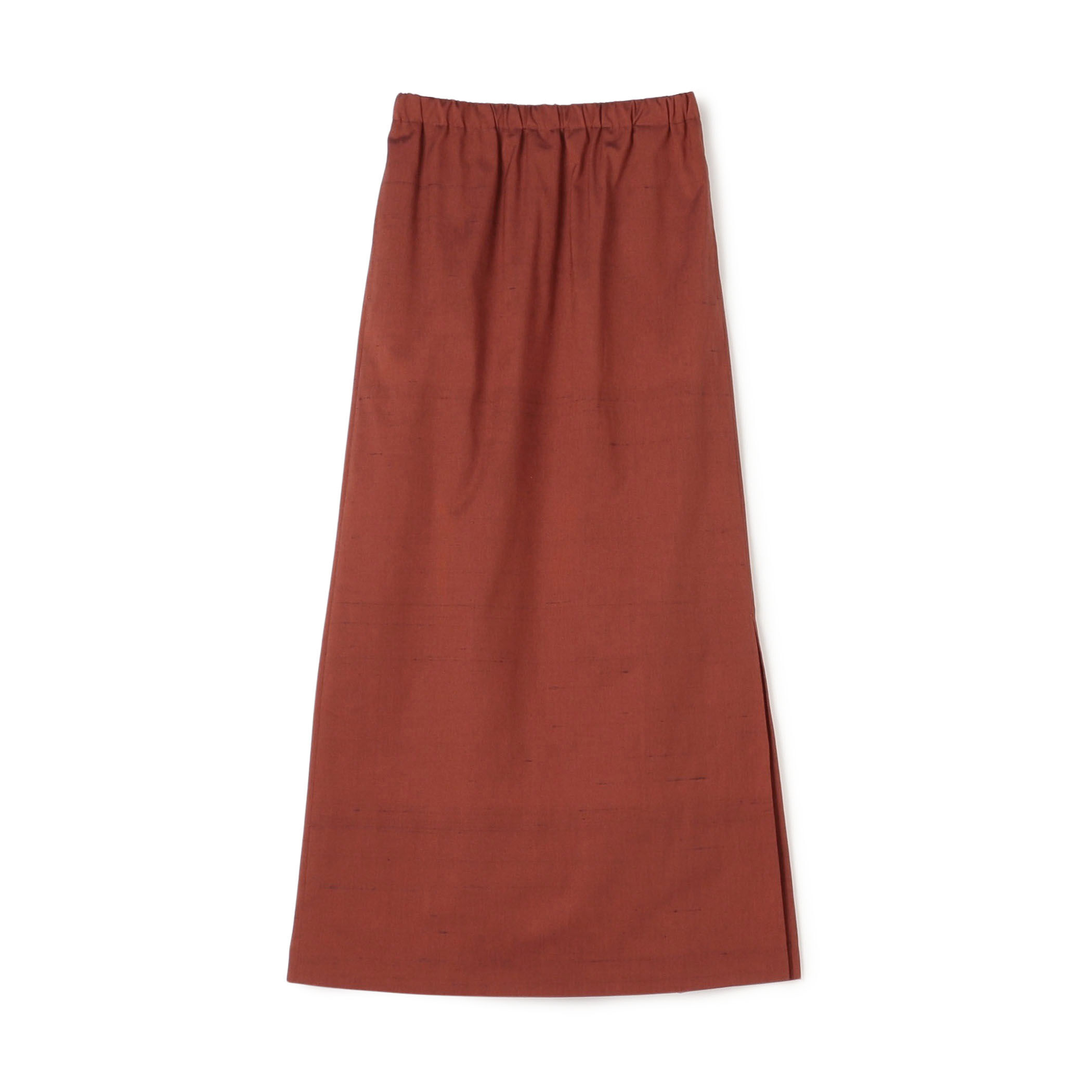 CABaN シルクネップストレッチ ロングスカート