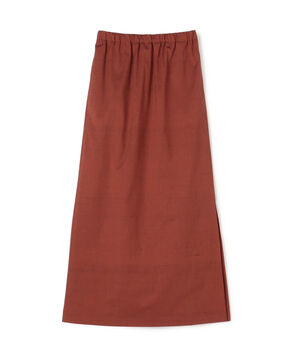 CABaN シルクネップストレッチ ロングスカート