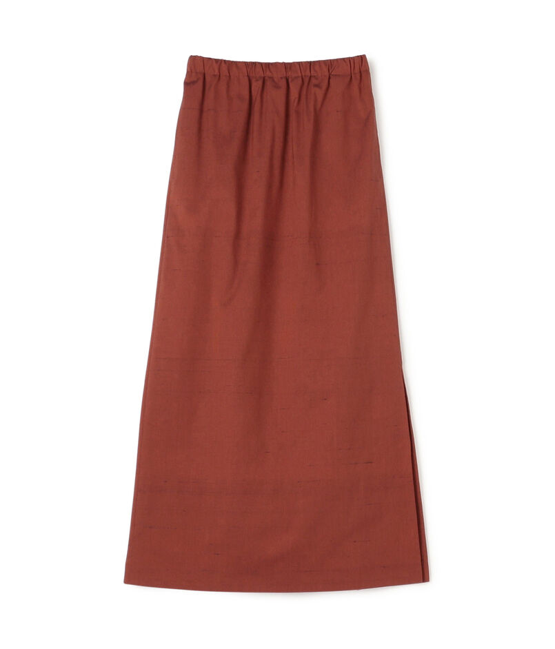 CABaN シルクネップストレッチ ロングスカート