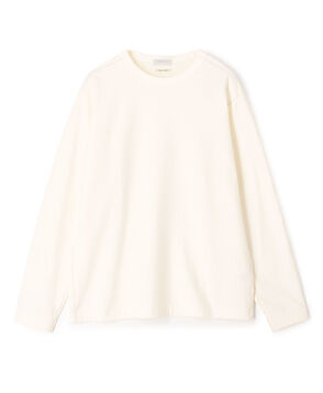 コットンカシミヤ 接結 クルーネックカットソー