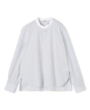 シャトルポプリン クレリックシャツ