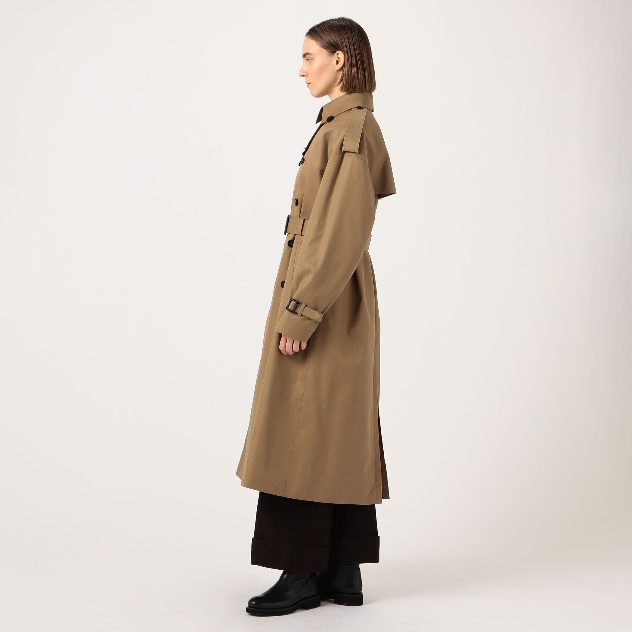 HYKE TRENCH BIG FIT トレンチコート｜トゥモローランド 公式サイト