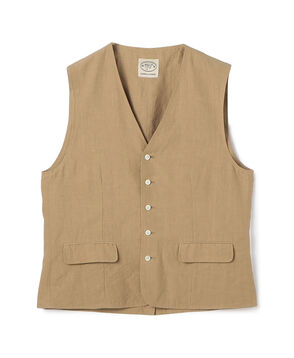 80リネン 5Bジレ