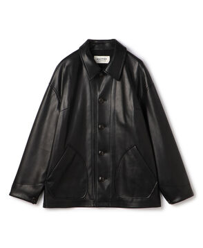 レザーライク カバーオール