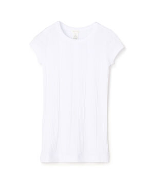 コットンランダムリブ フレンチスリーブプルオーバー