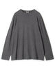 コットンカシミヤ ロングスリーブトップス