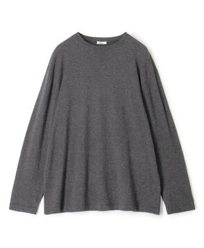 コットンカシミヤ ロングスリーブトップス
