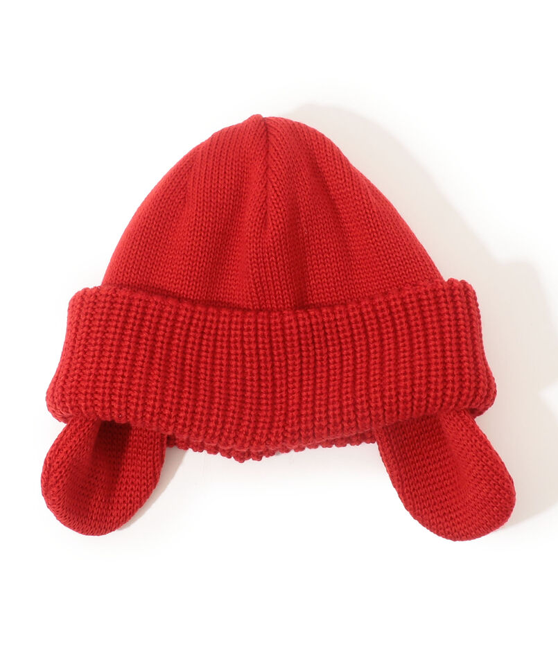 KIJIMA TAKAYUKI MERINO EAR WATCH CAP KIJIMA TAKAYUKI MERINO EAR WATCH CAP