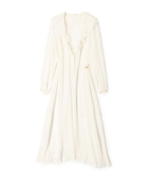 クレープデシン ロングワンピース