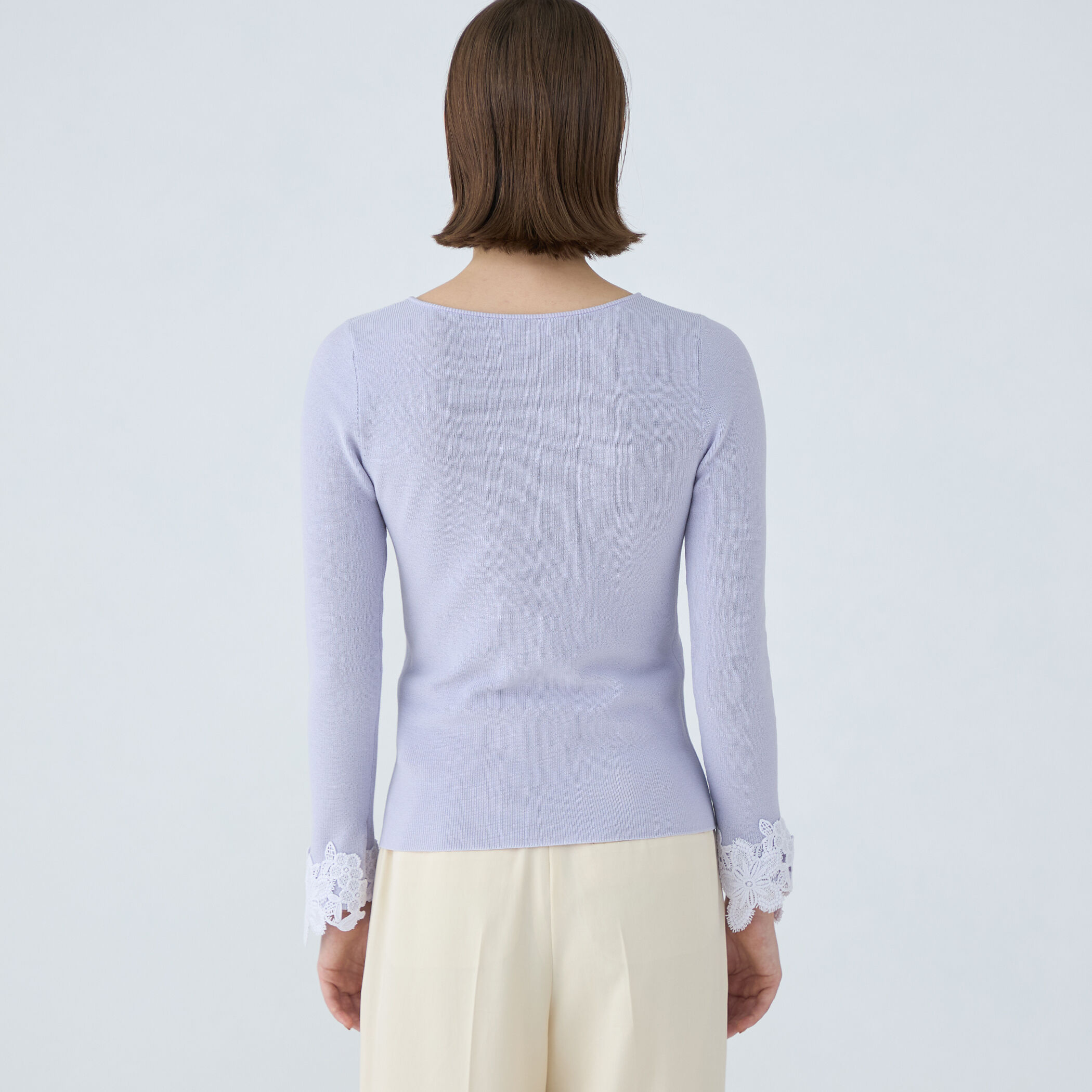 レーステープコンビ ボートネックプルオーバー｜トゥモローランド 公式通販