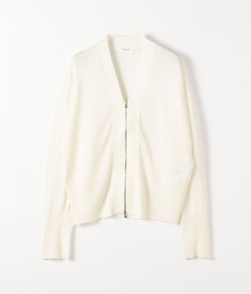 ドライレーヨン ジップアップカーディガン｜トゥモローランド 公式通販 