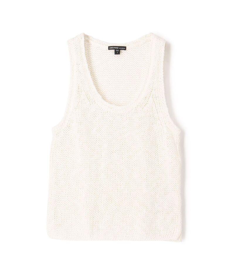 コットンリネンニットタンクトップ WVP3142