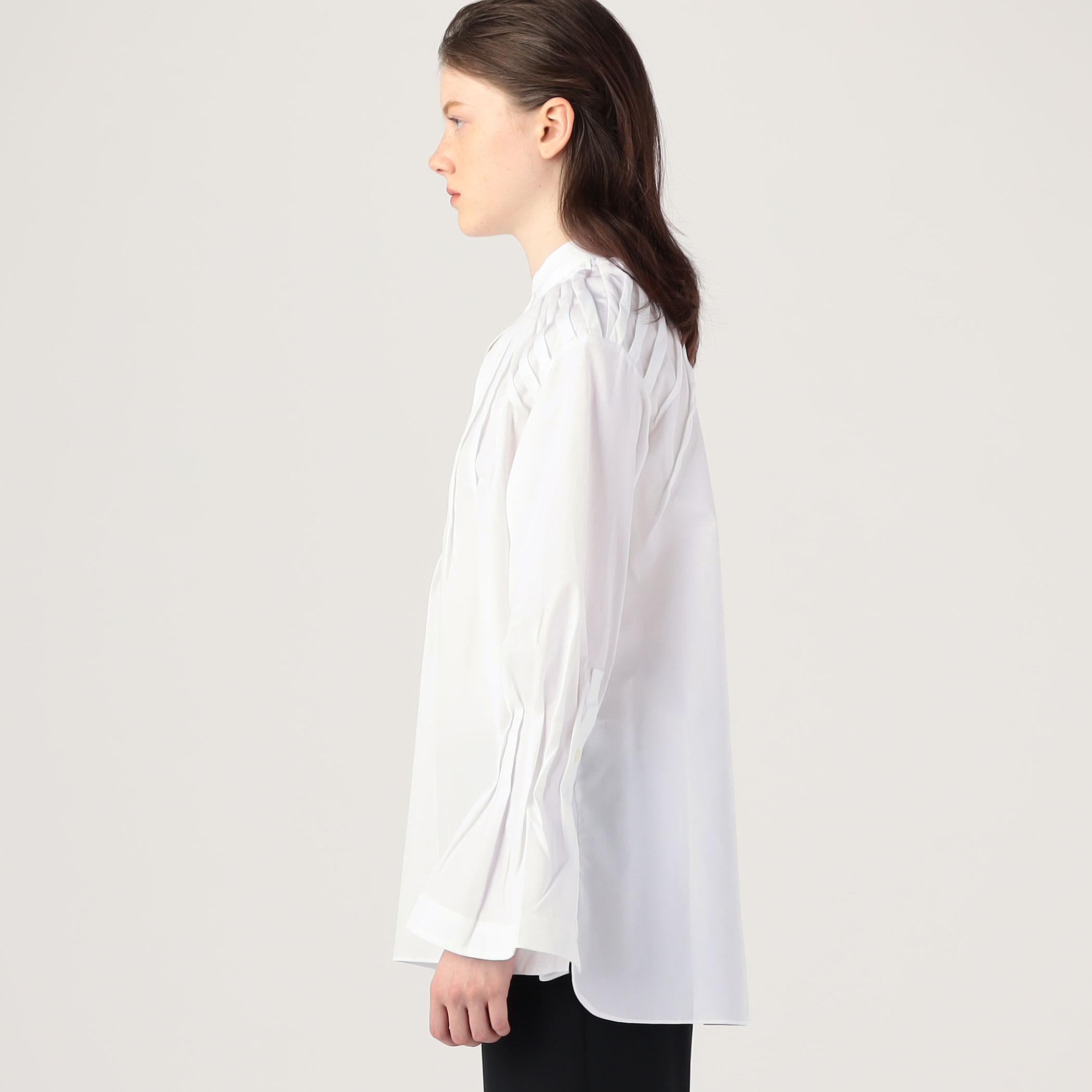 TEIJA ネイビー ブラウス TEIJA SIGNATURE COLLECTION