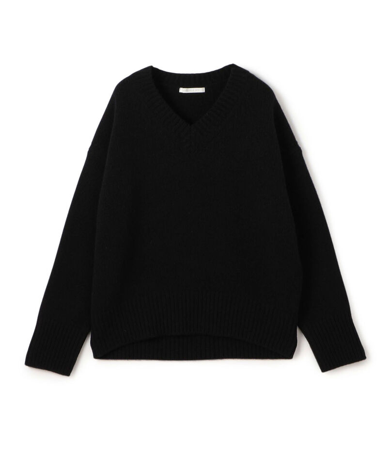 ファインウール Vネックプルオーバー
