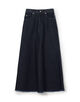 ローツイストデニム Aラインマキシスカート
