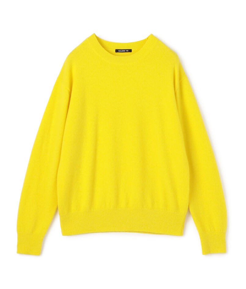 バルキーカシミヤ クルーネックプルオーバー