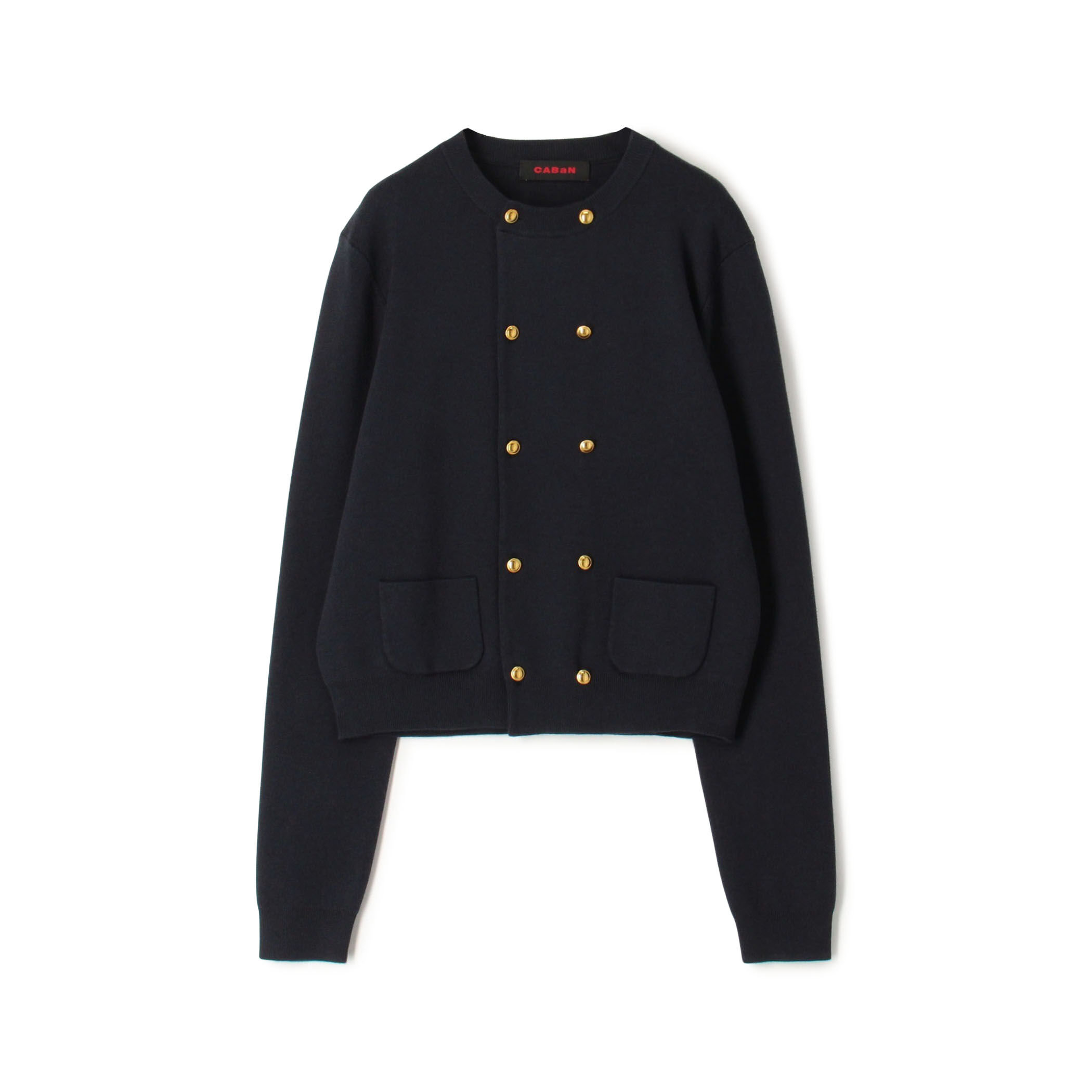 【均一】 CABaN カシミヤ混カーディガン コットンカシミヤ ダブルボタンカーディガン｜トゥモローランド