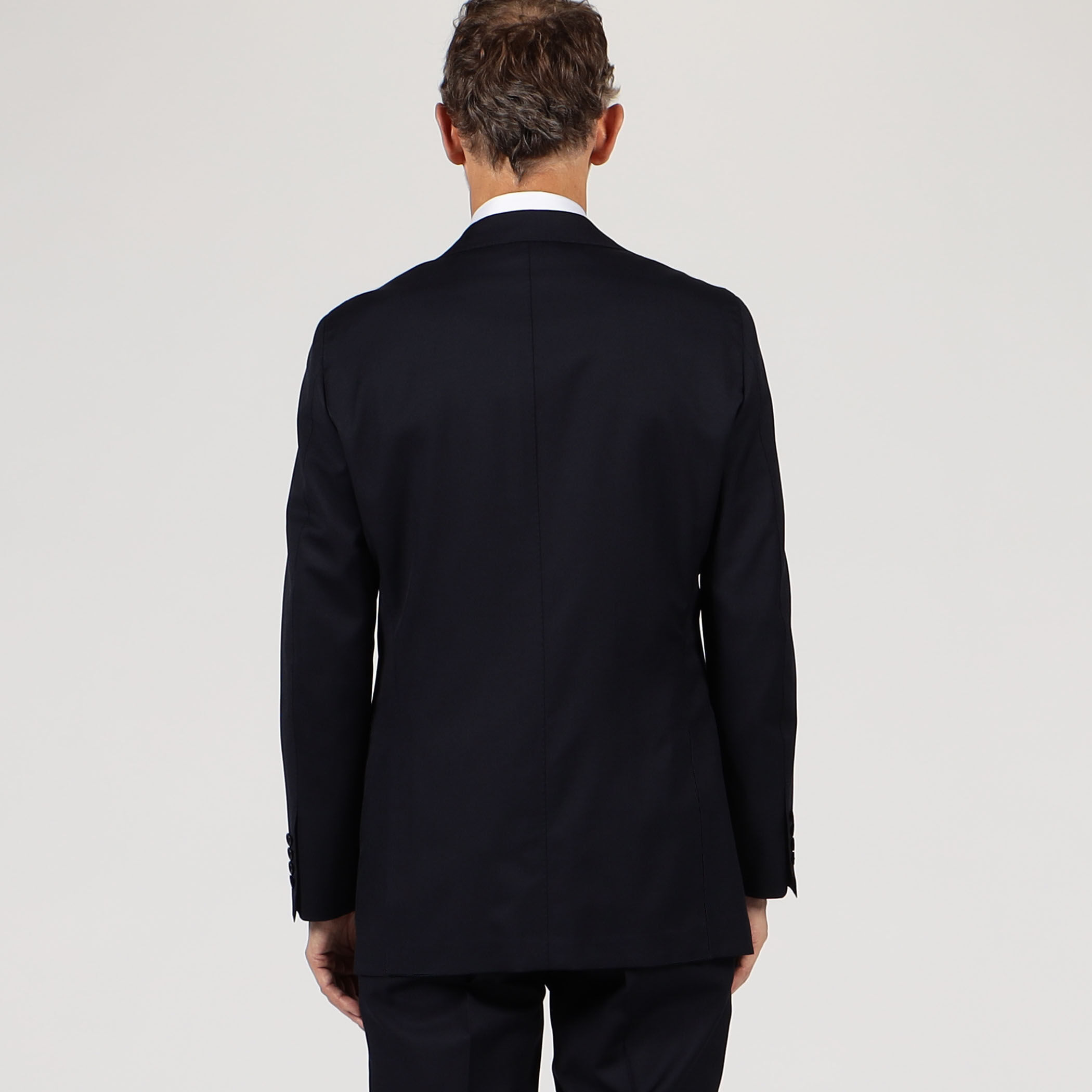 ウールツイル シングルブレステッド2Bジャケット E.Zegna