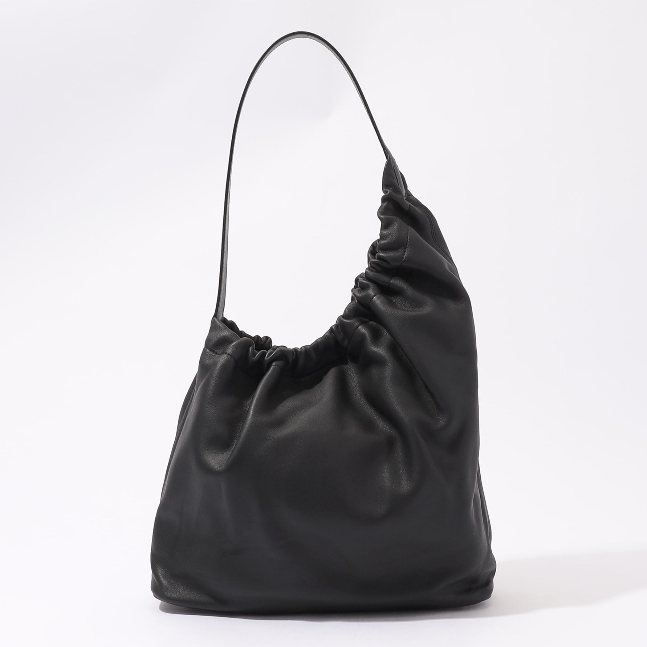 【美品】  AESTHER EKME / エスター エクミ | レザー ロゴ ショルダーバッグ | ブラック | レディース セール】【AESTHER EKME/エスター・エクミ】DEMI LUNE（ハンドバッグ