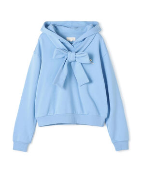 SHUSHU/TONG Tie Front Bow Hoodie ボウタイ フーディー