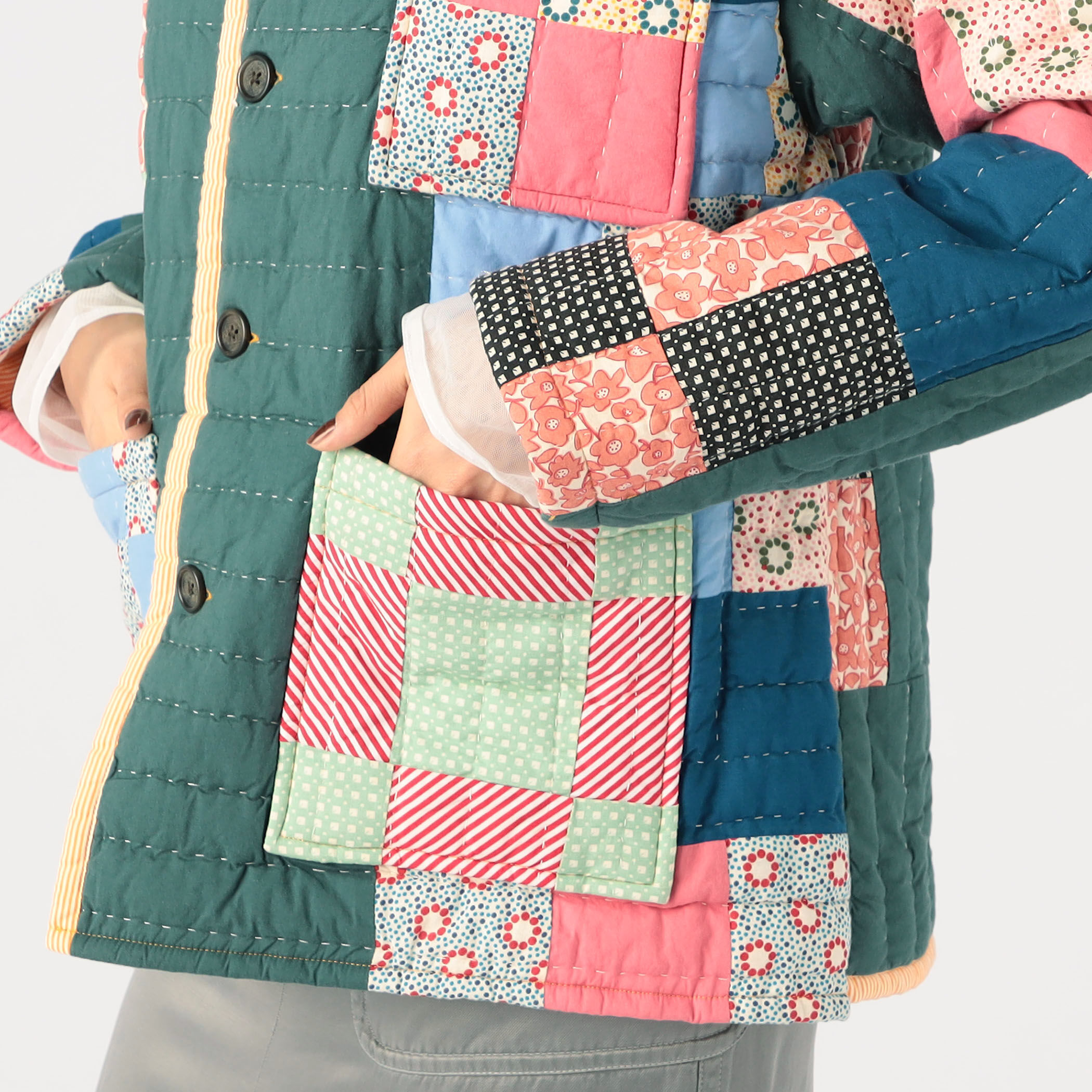 BODE DOTTED DAISY QUILT WORKWEAR JACKET｜トゥモローランド 公式サイト